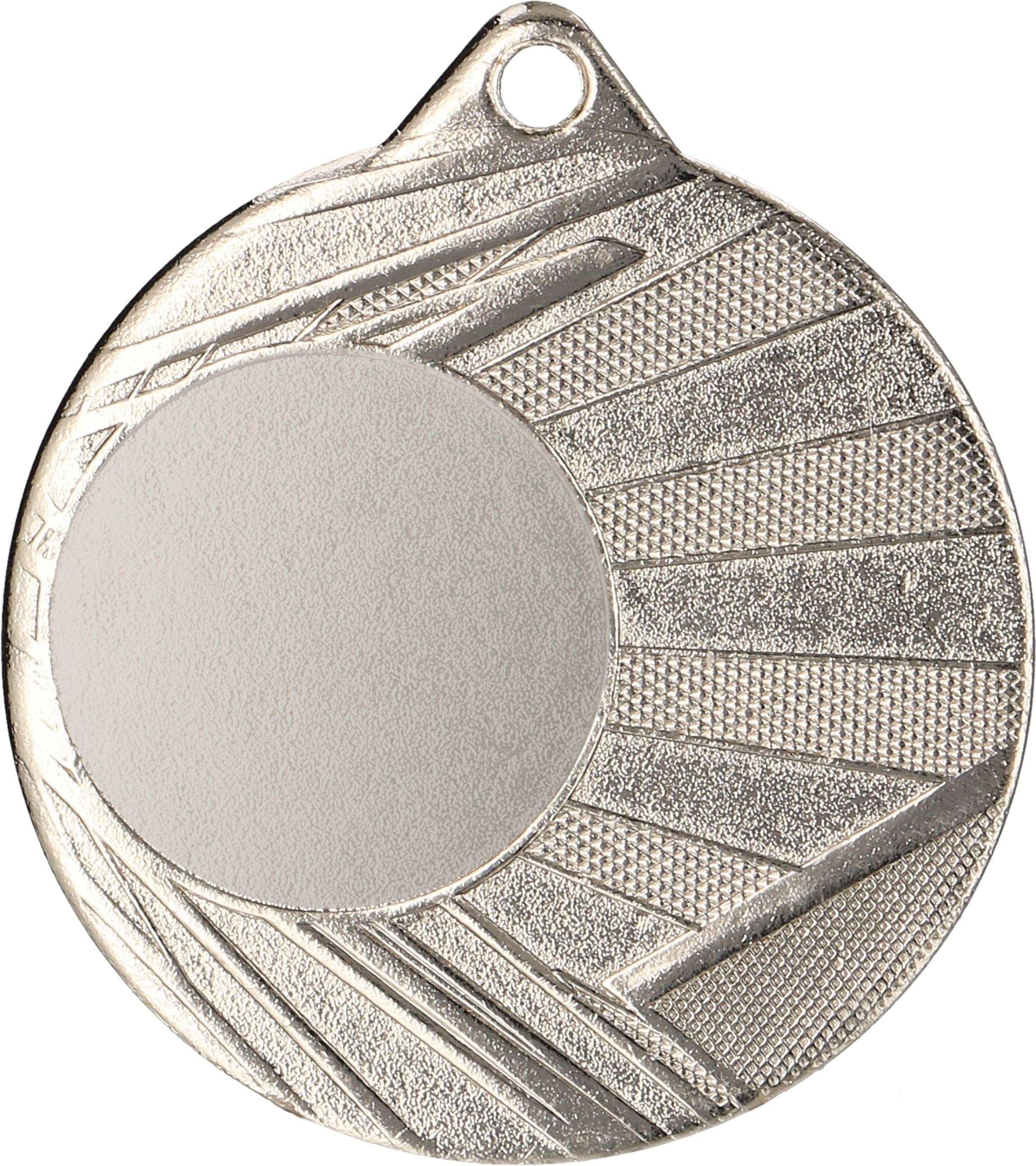 Silberne Medaille mit Platz für Emblem